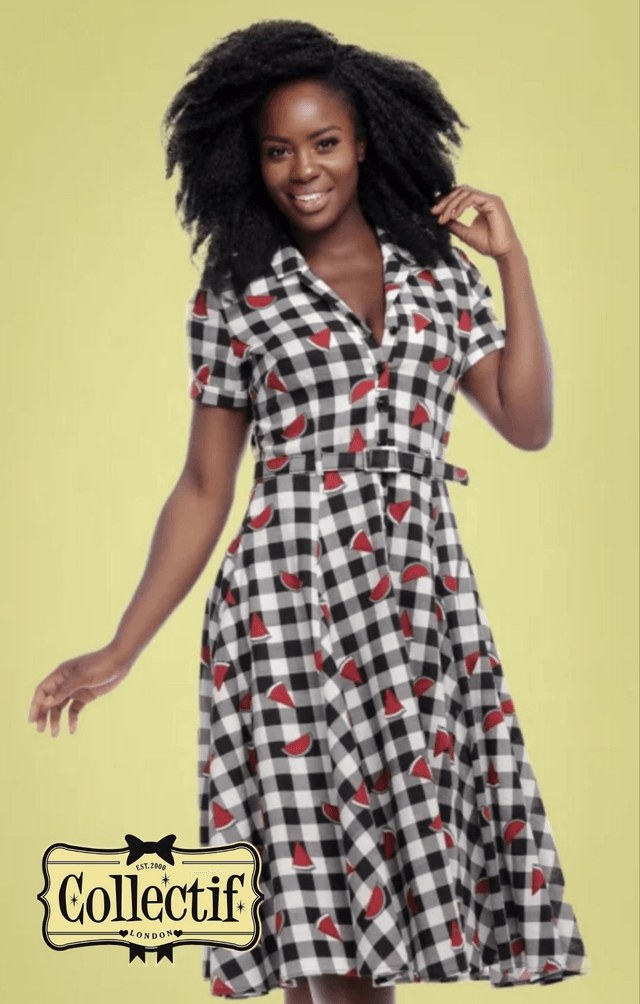 Robe Collectif Caterina Watermelon Swing T44