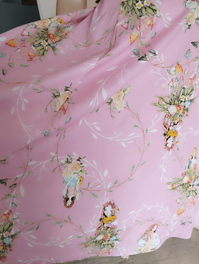 Robe Hearts Roses Fairy Princess Swing T42/44