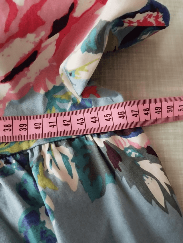 Robe Dolly Dotty Lily Floral in Blue T46