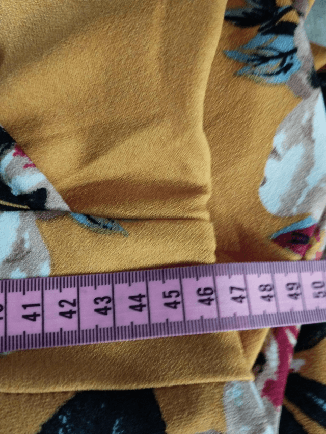 Robe Grace Karin Mustard Floral T46/50
