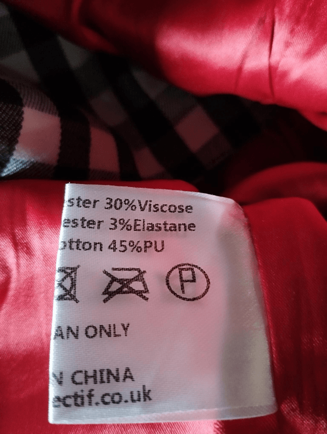 Veste Collectif Lorinna Ginghan Black & White T46