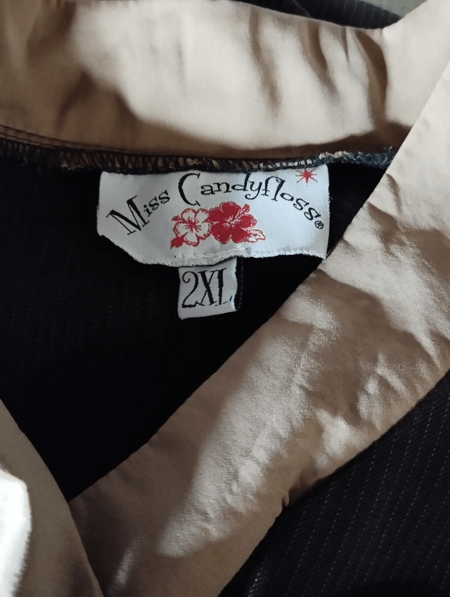 Robe Miss Candyfloss Lea Dora 40s in Brown T48