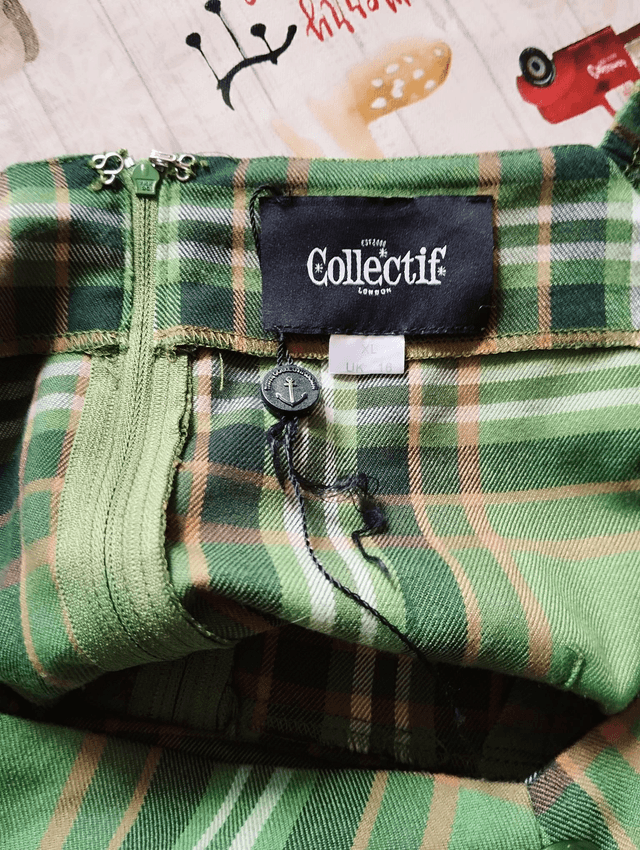 Robe Collectif Green Tartan T46