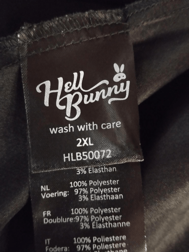 Jupe Hell Bunny Gold star T48