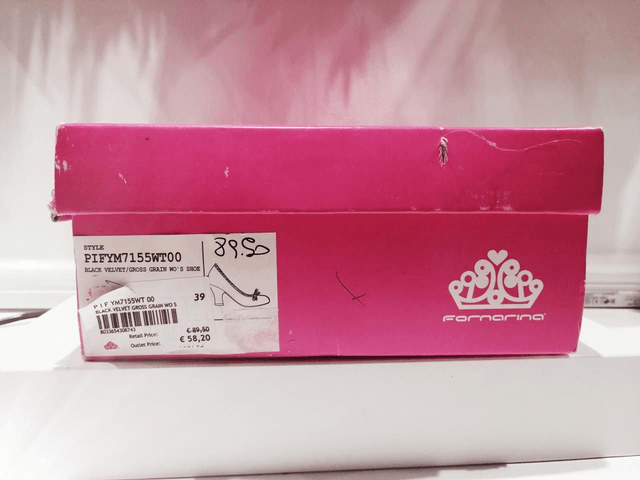 Escarpins Fornarina Black Velvet P40