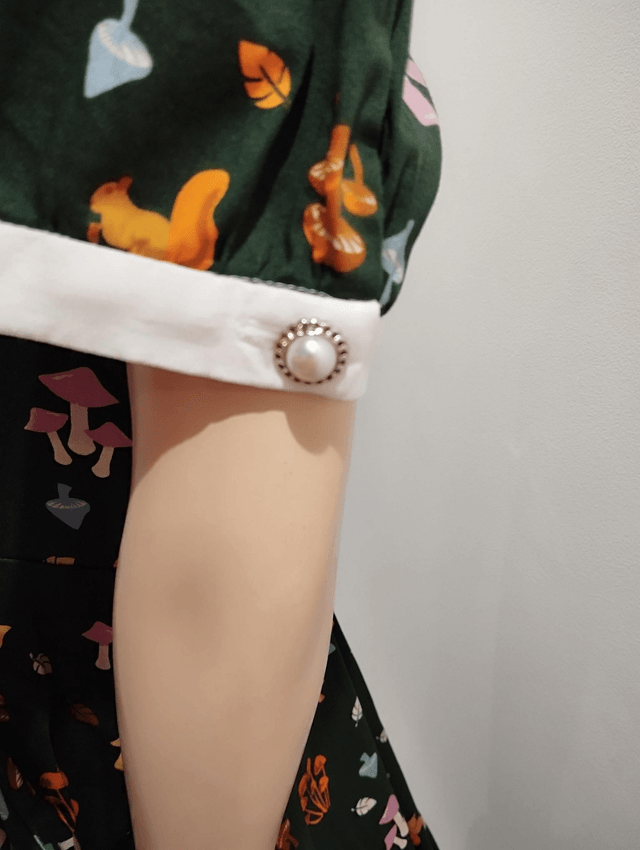 Robe Collectif Peta Mushroom Swing in Green T46/48