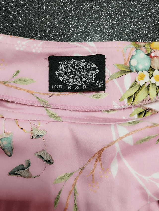 Robe Hearts Roses Fairy Princess Swing T42/44