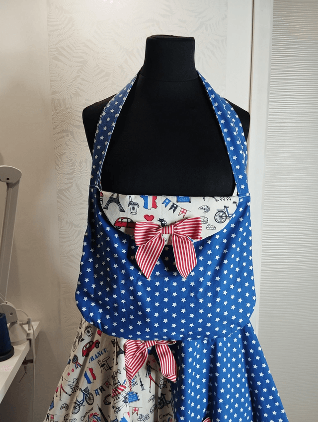 Ensemble Modèle Paris J'adoreeeee T44 avec sac et bandeau coordonnés 