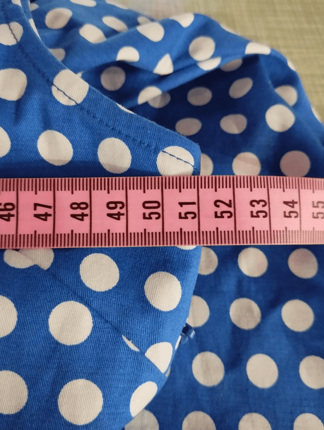 Robe Lindy Bop Polka dot bleu T44