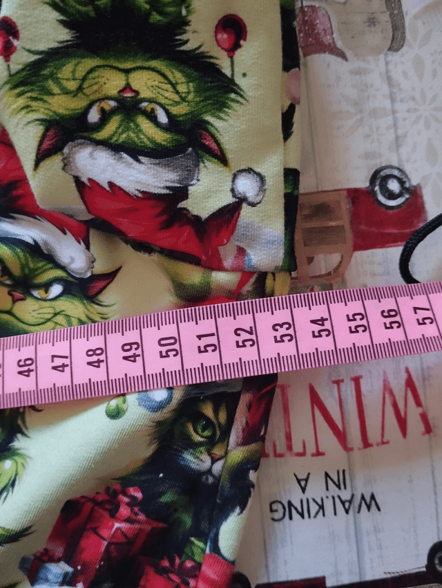 Robe Lysa Green Cats Christmas Grinch T42/48