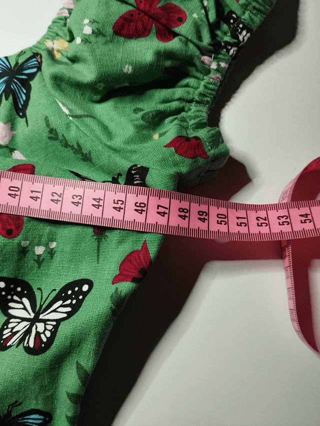 Blouse Collectif Dolorès Green Butterfly T42/44