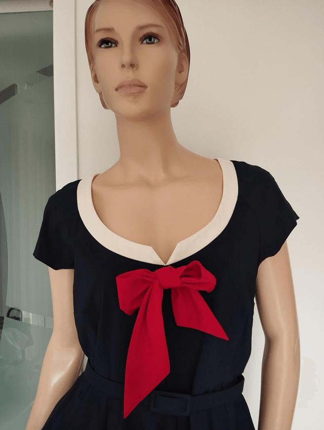 Robe Vintage Diva Dovima Swing in Blue T44/48