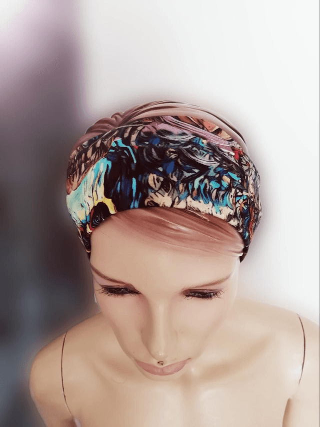 Bandeau Cheveux Modèle Skull Multicolore 
