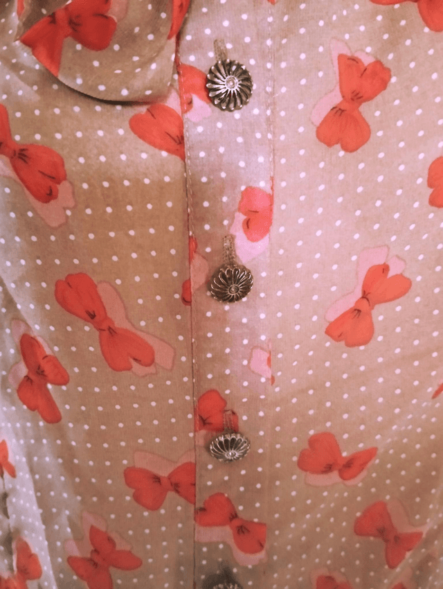 Blouse Collectif Red Knots T42/44