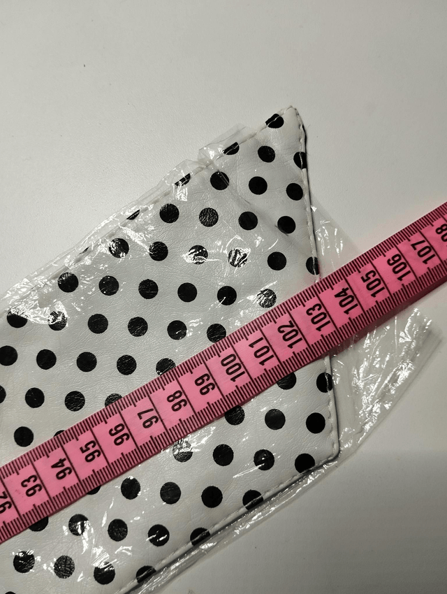 Ceinture Pin UP blanc polka