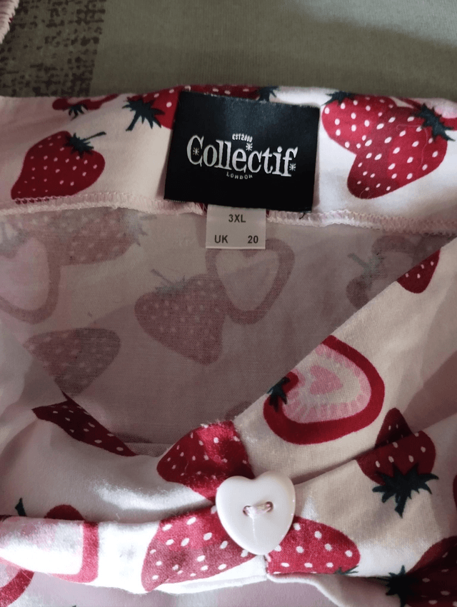 Blouse Collectif Dolorès Strawberry T48