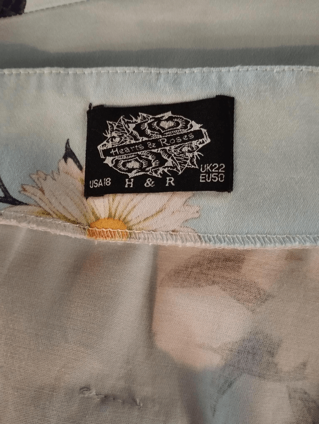 Robe Hearts & Roses Vintage Blue Daisy T48/50
