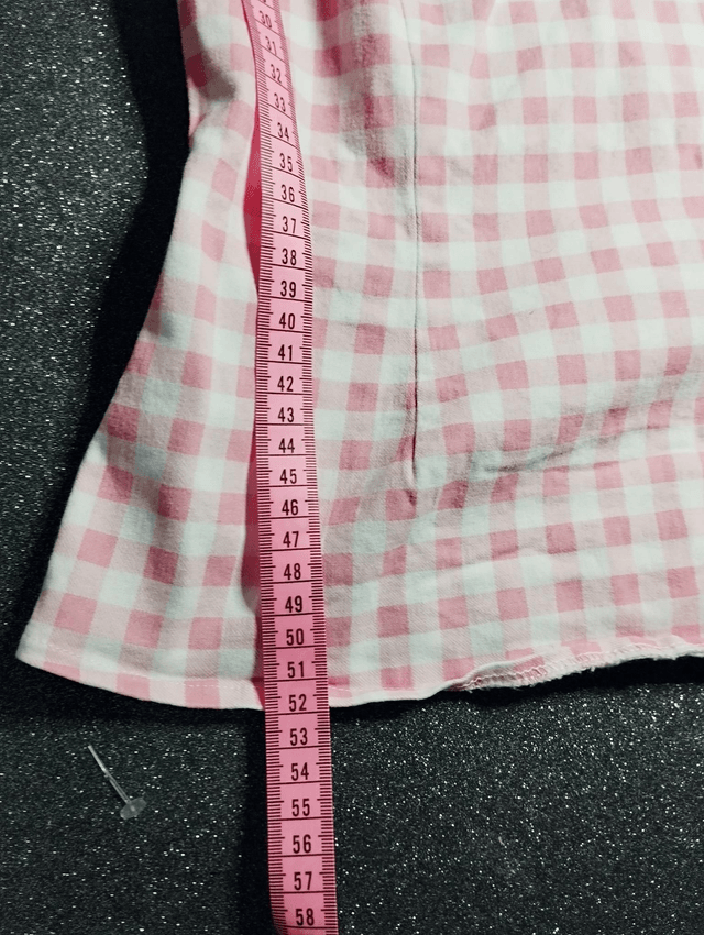Blouse Collectif Vichy Rose T42/44 ( Blouse Collectif Pastel Ginghan size 14/16 )