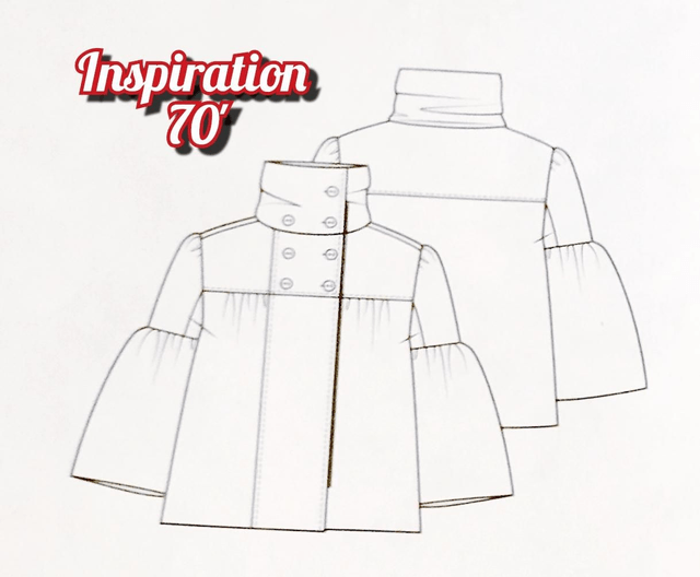 Veste inspiration 70'