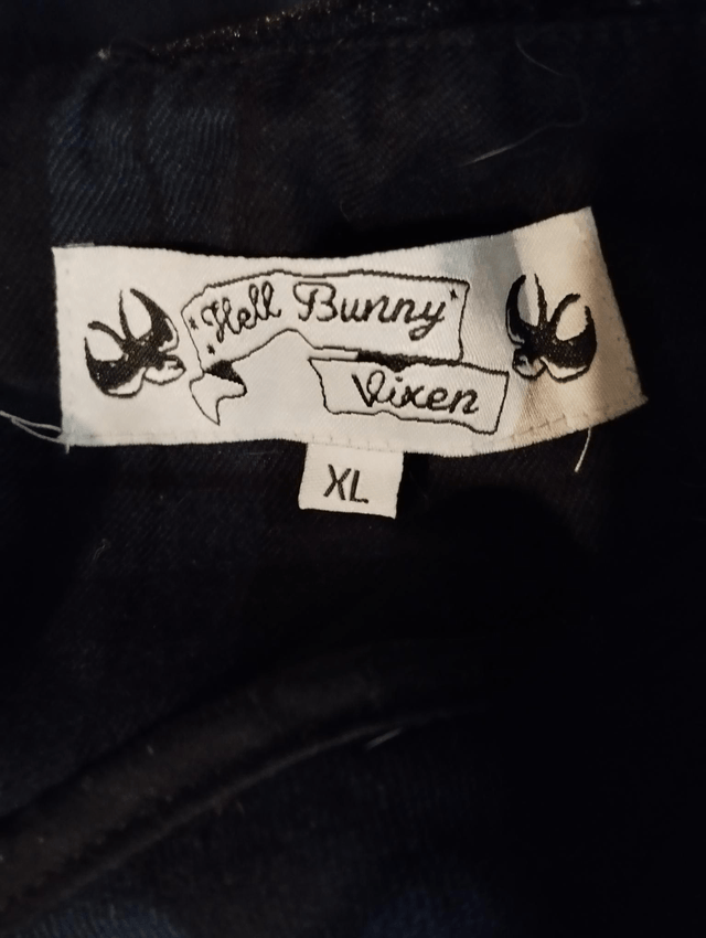 Robe Hell Bunny Tartan velours T44