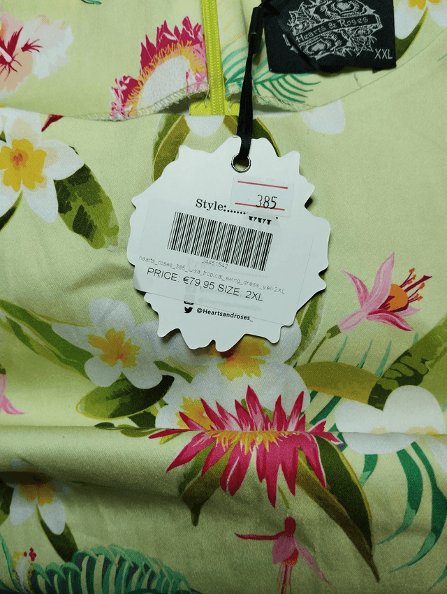 Robe Hearts & Roses Luisa Tropical Swing T46