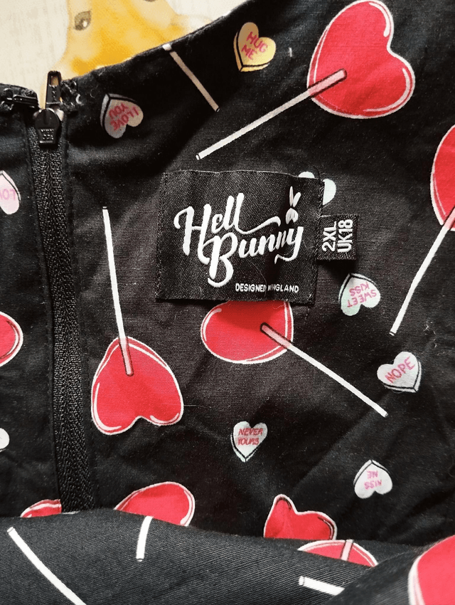 Robe Hell Bunny Candy & Lolliepops T46