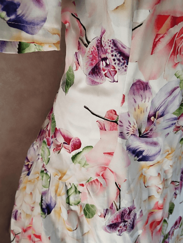 Robe Hearts & Roses swing floral T46