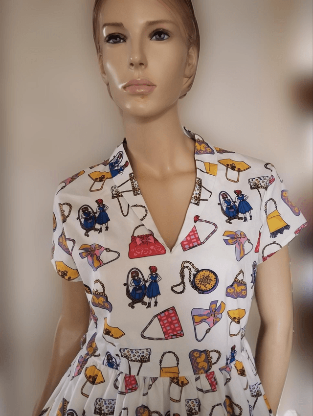 Robe Lindy Bop Emily Handbag Print T42