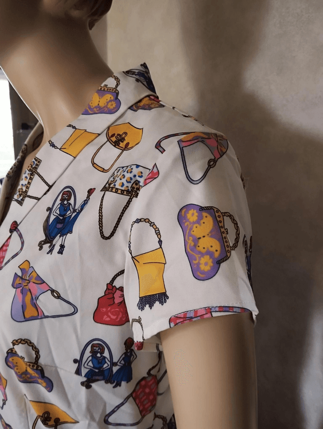 Robe Lindy Bop Emily Handbag Print T42