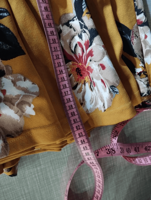 Robe Grace Karin Mustard Floral T46/50