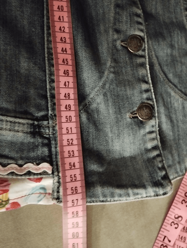 Veste Jeans Customisée Cupcake T46