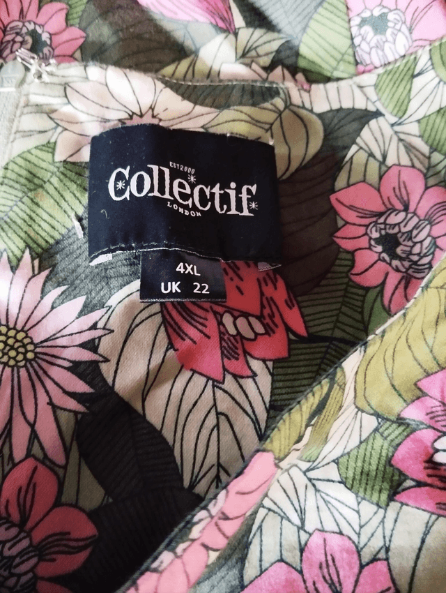 Robe Collectif Palm Blush Flared T50