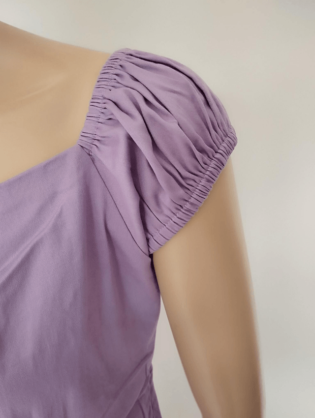 Blouse Collectif Dolores Parme T46/48 ( Blouse Collectif Dolores Purple size 18/20 )