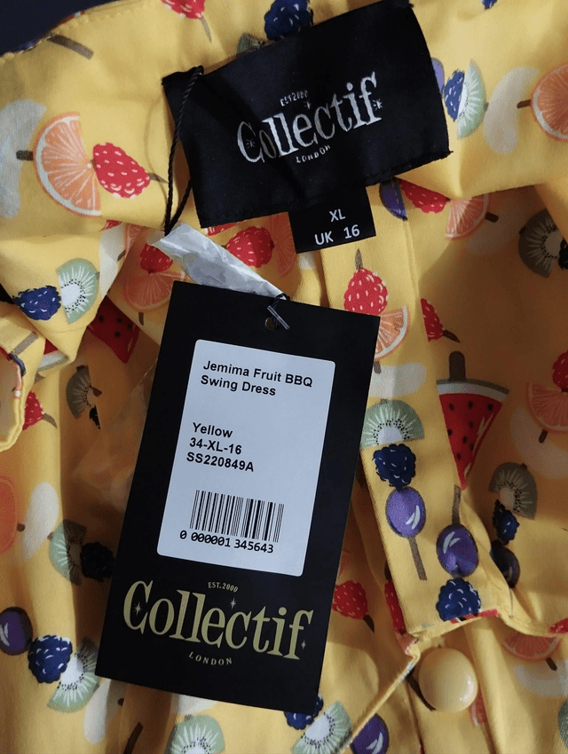 Robe Collectif Jemina Fruit BBQ Swing T44