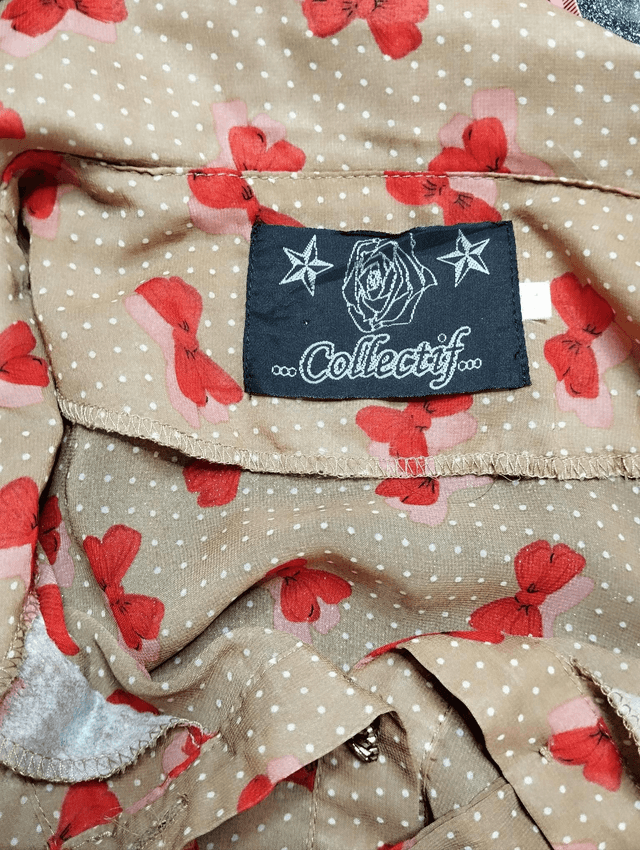 Blouse Collectif Red Knots T42/44