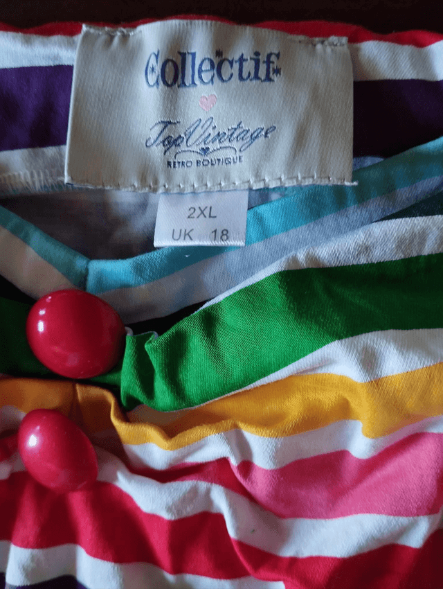 Blouse Collectif Dolorès Rayée T46