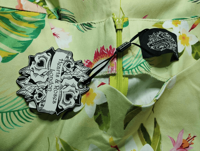 Robe Hearts & Roses Luisa Tropical Swing T46