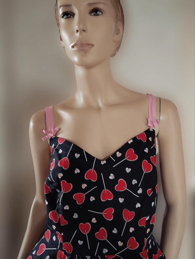 Robe Hell Bunny Candy & Lolliepops T46