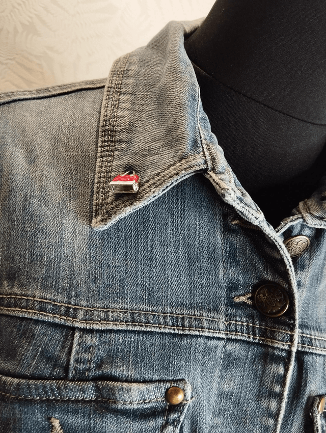 Veste Jeans Customisée Cupcake T46