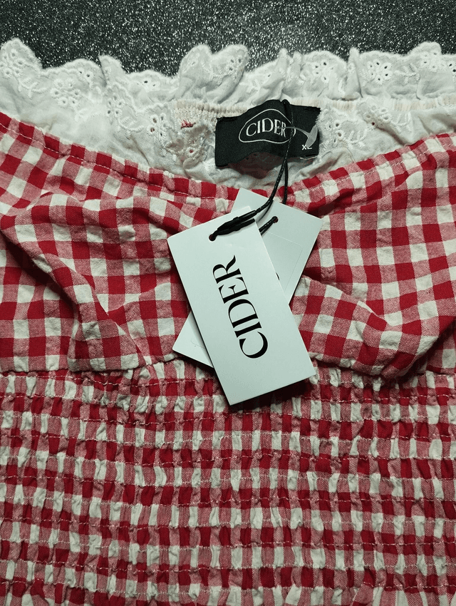 Blouse Cider Vichy T42 ( Vichy blouse from Cider brand size 14 )