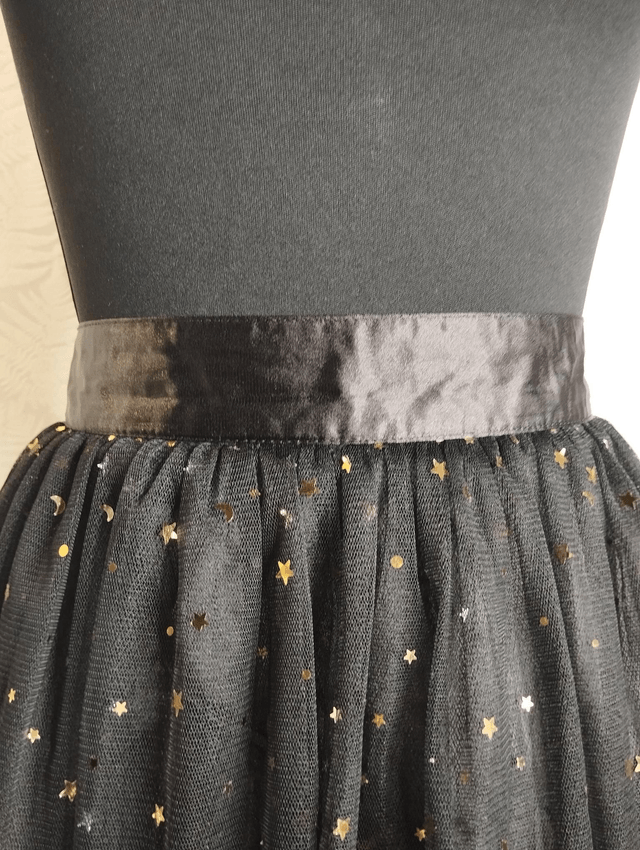 Jupe Hell Bunny Gold star T48