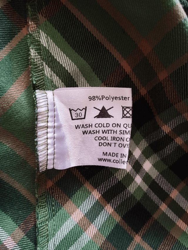 Robe Collectif Green Tartan T46