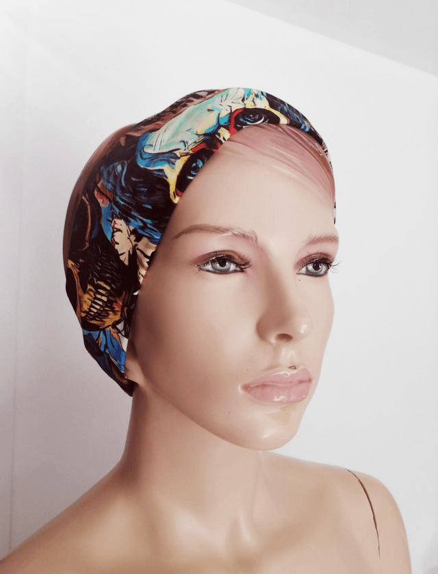 Bandeau Cheveux Modèle Skull Multicolore 