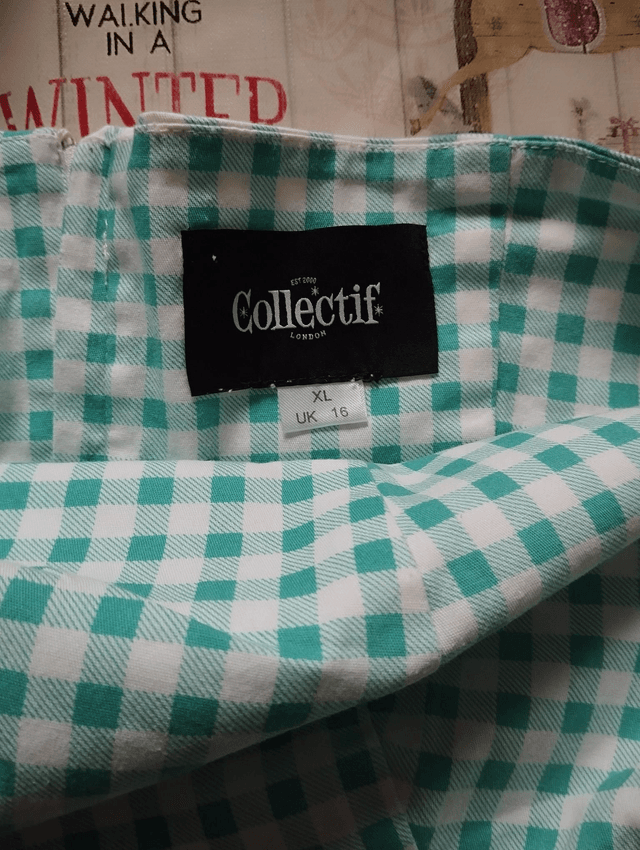 Robe Collectif Lori Ginham Mint T42/44