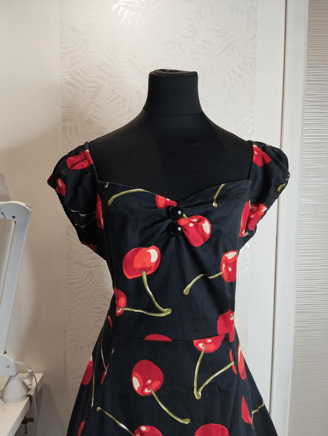 Robe Collectif Dolorès Doll Cherry Stem T44/46