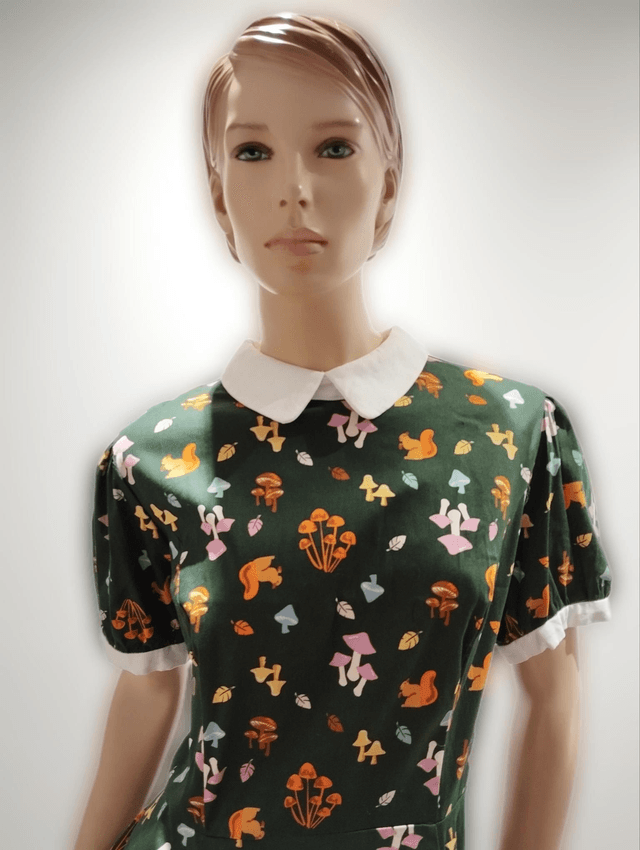 Robe Collectif Peta Mushroom Swing in Green T46/48