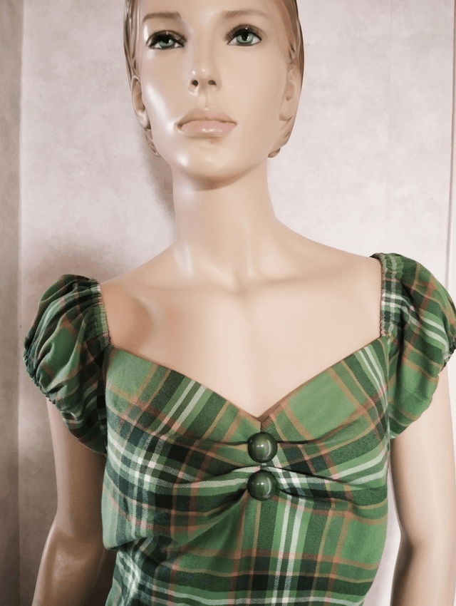 Robe Collectif Green Tartan T46