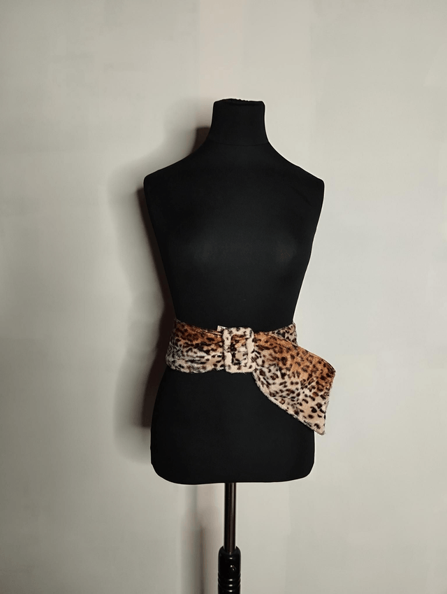 Ceinture réglable panthère 