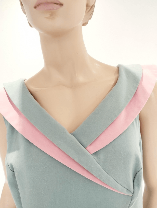 Robe Miss Candyfloss Drizella Minty Swing in Duck&Pink T46