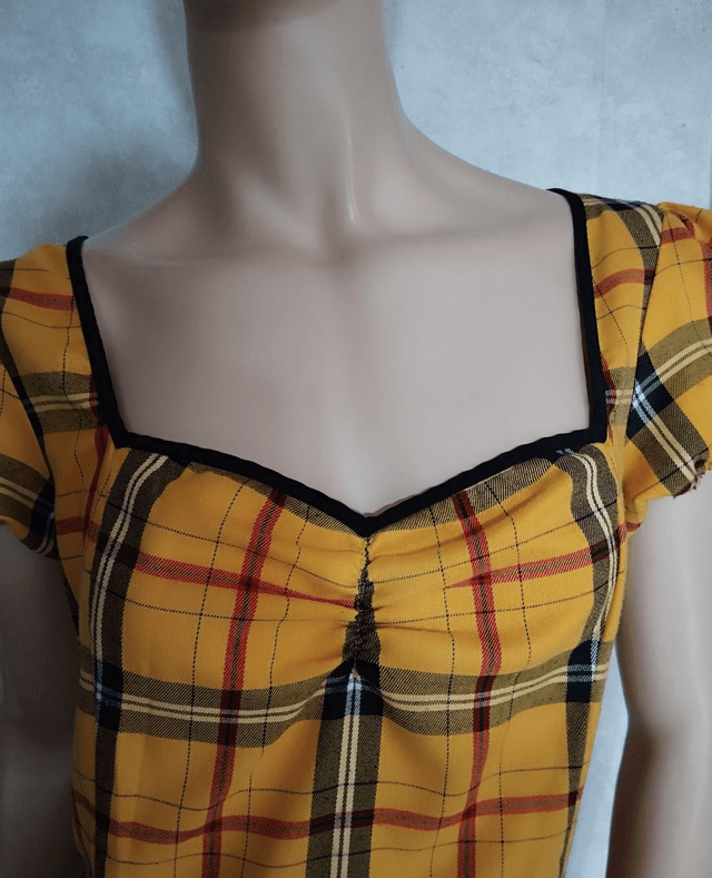 Robe Collectif Mimi Clueless Check Doll T46 
